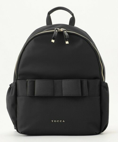 TOCCA トッカ 2way リュック トートバッグ ナイロン 黒 A4 撥水】FRILL A4 NYLONTOTE トートバッグ （トートバッグ
