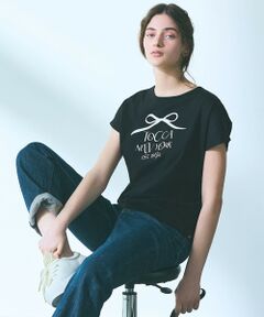 【接触冷感・UV90%以上カット・洗える！】DANCING RIBBON Tシャツ