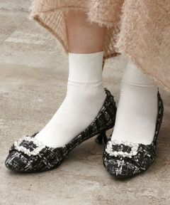 【WEB限定カラーあり】BIJOUX RIBBON PUMPS パンプス