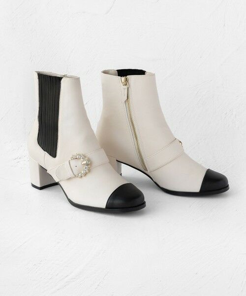 TOCCA / トッカ ブーツ（ロング丈） | BIJOUX BUCKLE SIDEGOREBOOTS ブーツ | 詳細6