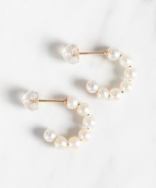 TOCCA / トッカ ピアス・イヤリング | 【WEB限定】FRILL PEARL PIERCED EARRINGS K10 淡水パール ピアス | 詳細1