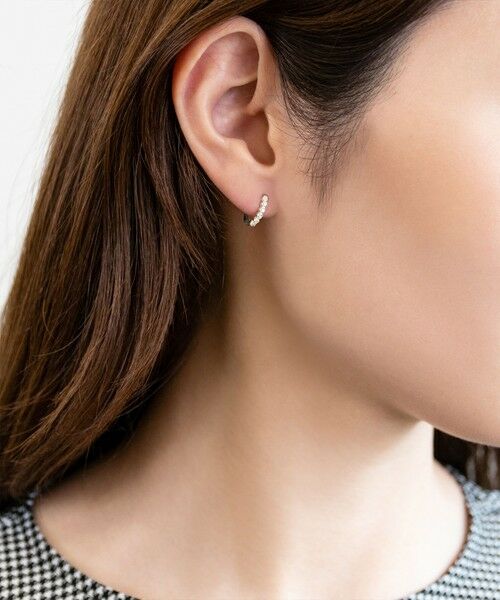 TOCCA / トッカ ピアス・イヤリング | 【WEB限定】FRILL DIAMOND PIERCED EARRINGS K10 ダイヤモンド ピアス | 詳細3