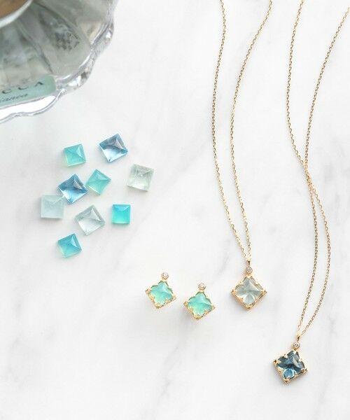 TOCCA / トッカ ネックレス・ペンダント・チョーカー | 【WEB限定】BLUE STAR K10 NECKLACE  K10 天然石ピラミッドカット ダイヤモンド ネックレス | 詳細5