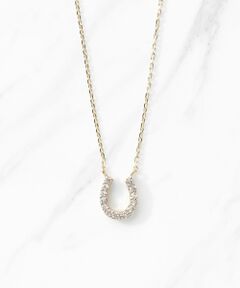 【WEB限定】DIAMOND HORSESHOE K10NECKLACE K10ゴールド ダイヤモンド ネックレス