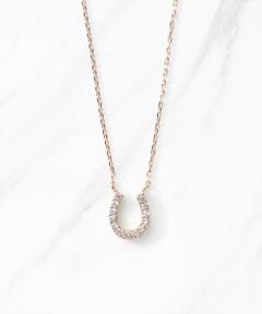 【WEB限定】DIAMOND HORSESHOE K10NECKLACE K10ゴールド ダイヤモンド ネックレス