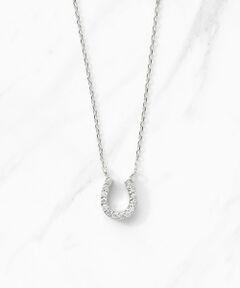 【WEB限定】DIAMOND HORSESHOE PLATINUM NECKLACE プラチナ ダイヤモンド ネックレス