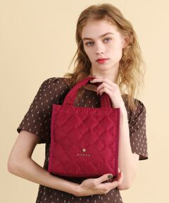 【撥水】CHECKER CLOVER QUILTMINIBAG キルトミニバッグ