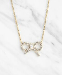 GLITTER RIBBIN NECKLACE ネックレス