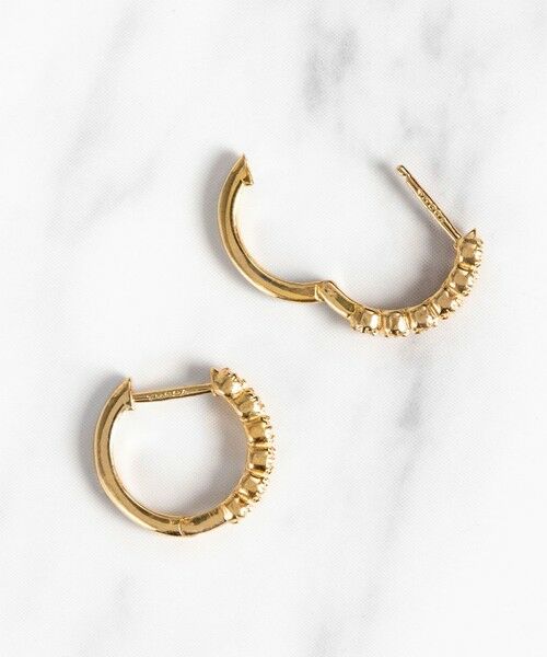 TOCCA / トッカ ピアス・イヤリング | 【WEB限定】FRILL DIAMOND PIERCED EARRINGS K10 ダイヤモンド ピアス | 詳細4