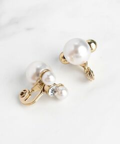 【大人百花掲載】DOUBLE FACE PEARL EARRINGS イヤリング