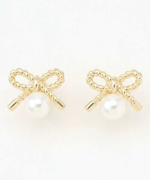 TOCCA / トッカ ピアス・イヤリング | RIBBON PEARL RIBBON EARRINGS イヤリング | 詳細1