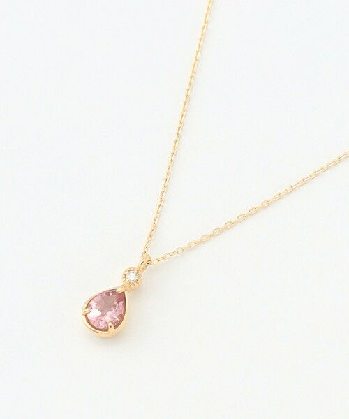 TOCCA / トッカ ネックレス・ペンダント・チョーカー | 【WEB＆数量限定】PIECE OF FLOWER NECKLACE K10 ピンクトルマリン ダイヤモンド ネックレス | 詳細13