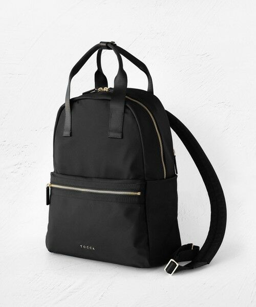 TOCCA 黒 ナイロン リュック・バックパック A4サイズ対応・撥水】OCTUPLE BACKPACK バックパック / TOCCA