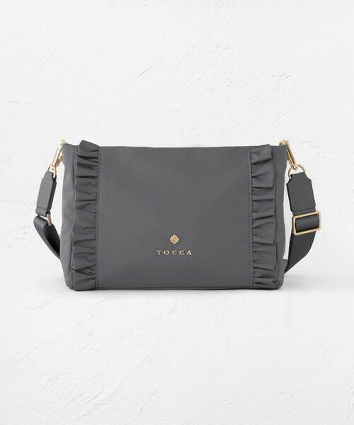 TOCCA / トッカ ショルダーバッグ | TRIM WAVES POCHETTE ポシェットバッグ（[新色]ライトグレー系）