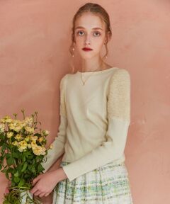 【洗える！】CREAM PUFF KNIT ニットプルオーバー