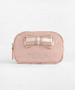 【WEB限定】BICOLOR RIBBON POUCH ポーチ