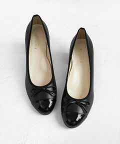 【大人百花掲載】【晴雨兼用・抗菌防臭・防水】RIBBON BALLET RAINPUMPS バレエ レインパンプス