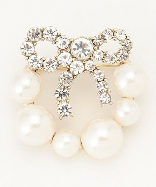 TOCCA / トッカ ブローチ・コサージュ | 【2WAY】PROMISE PEARL RIBBON BROOCH NECKLACE ブローチ ネックレス | 詳細8