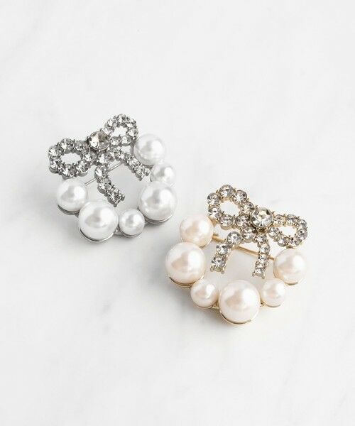 TOCCA / トッカ ブローチ・コサージュ | 【2WAY】PROMISE PEARL RIBBON BROOCH NECKLACE ブローチ ネックレス | 詳細2