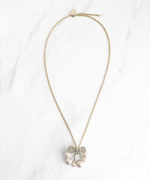 TOCCA / トッカ ブローチ・コサージュ | 【2WAY】PROMISE PEARL RIBBON BROOCH NECKLACE ブローチ ネックレス | 詳細3