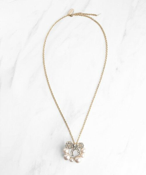 TOCCA / トッカ ブローチ・コサージュ | 【2WAY】PROMISE PEARL RIBBON BROOCH NECKLACE ブローチ ネックレス | 詳細4