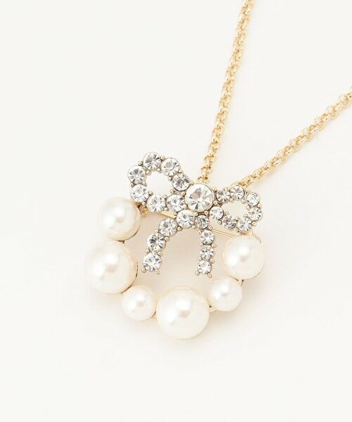 TOCCA / トッカ ブローチ・コサージュ | 【2WAY】PROMISE PEARL RIBBON BROOCH NECKLACE ブローチ ネックレス | 詳細5