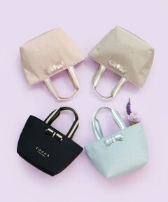 【WEB限定】BICOLOR RIBBON COOLERBAG クーラーバッグ