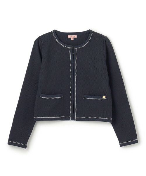 カーディガン ROSY FUTURE ニットジャケット レディース 洗える】ROSY FUTURE ニットジャケット （カーディガン・ボレロ