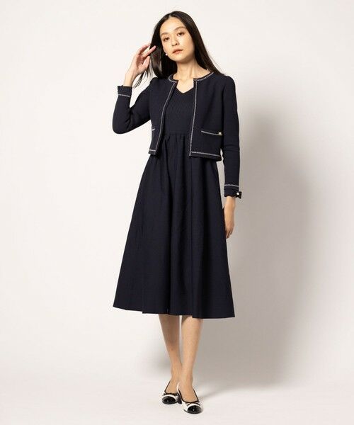 TOCCA / トッカ ミニ丈・ひざ丈ワンピース | 【洗える！】ROSY FUTURE ニットドレス | 詳細8