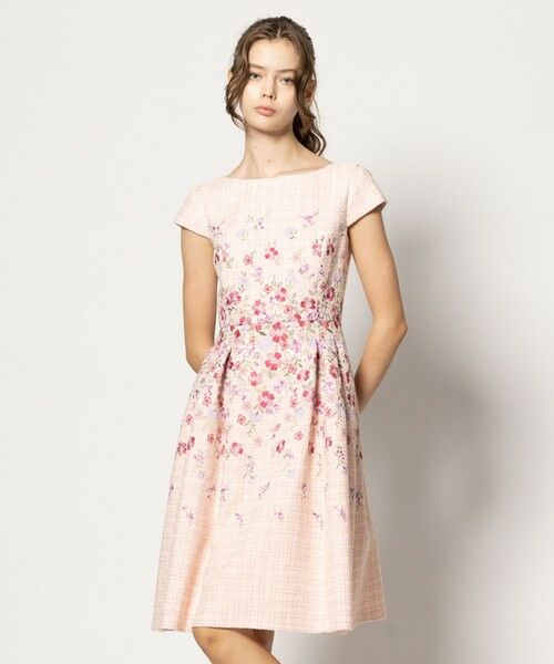 TOCCA/トッカ 【キャンセル分販売！洗える】MOSS ROSE WORLD ドレス ピンク系 00