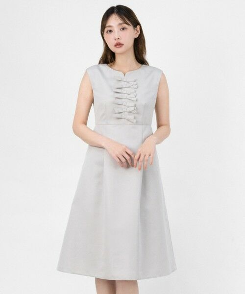 TOCCA/トッカ 【洗える】WITH RIBBONS ドレス ライトグレー系 0 TOCCA/トッカ 【洗える】WITH RIBBONS ドレス ライトグレー系 0