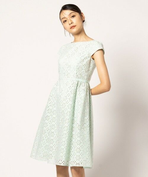 TOCCA/トッカ 【00サイズあり・洗える】FLOWER STORM ドレス ミント系 2 TOCCA/トッカ 【00サイズあり・洗える】FLOWER STORM ドレス ミント系 2
