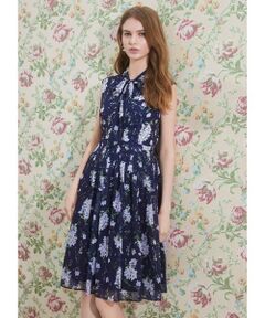 TOCCA / トッカ ロング・マキシ丈ワンピース | 【洗える】MIMOSA IMPRESSION ドレス