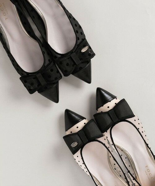 TOCCA / トッカ パンプス | RIBBON FLAT SHEER PUMPS パンプス | 詳細1
