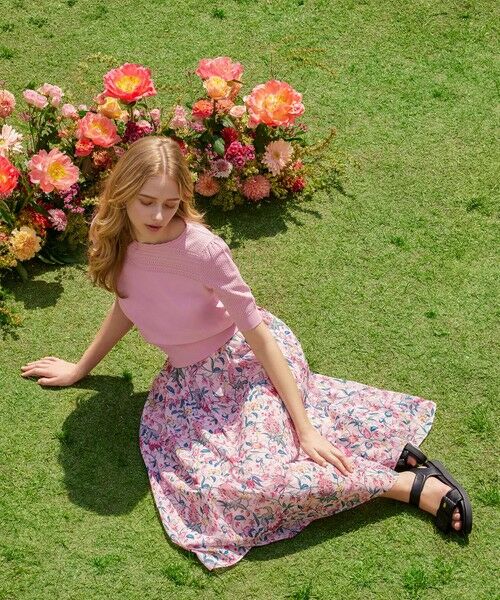 TOCCA / トッカ サンダル | GLITTER RIBBON FLAT SANDALS サンダル | 詳細12