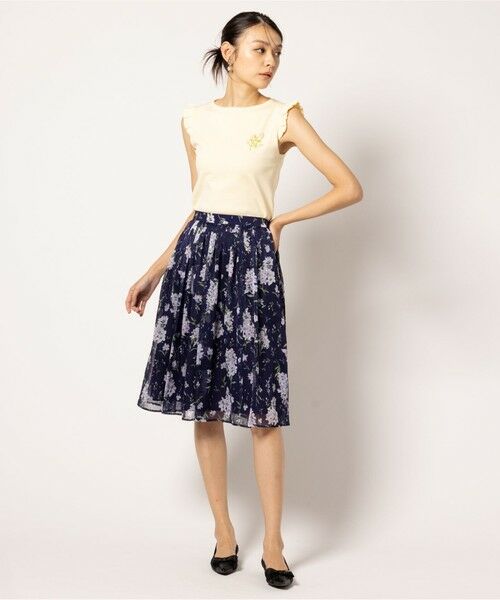 TOCCA / トッカ ミニ・ひざ丈スカート | 【洗える】MIMOSA IMPRESSION スカート | 詳細1