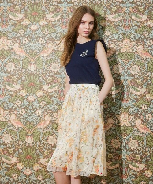 TOCCA / トッカ ミニ・ひざ丈スカート | 【洗える】MIMOSA IMPRESSION スカート | 詳細15