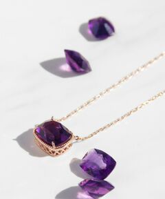 TOCCA / トッカ ネックレス・ペンダント・チョーカー | 【WEB＆数量限定】CROCHET OF COLOR  NECKLACE K10 アメジスト ネックレス