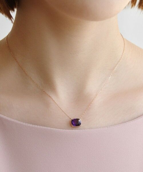 TOCCA / トッカ ネックレス・ペンダント・チョーカー | 【WEB＆数量限定】CROCHET OF COLOR  NECKLACE K10 アメジスト ネックレス | 詳細2