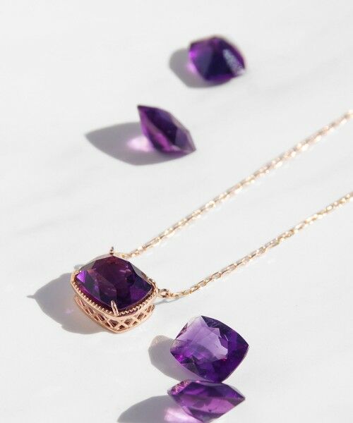 TOCCA/トッカ 【WEB&数量限定】CROCHET OF COLOR NECKLACE K10 アメジスト ネックレス アメジスト F TOCCA/トッカ 【WEB&数量限定】CROCHET OF COLOR NECKLACE K10 アメジスト ネックレス アメジスト F