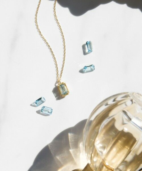 TOCCA / トッカ ネックレス・ペンダント・チョーカー | 【WEB＆数量限定】CROCHET OF COLOR  NECKLACE K10 アクアマリン ネックレス | 詳細6