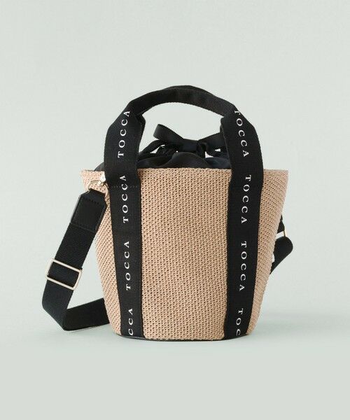 TOCCA/トッカ 【WEB&一部店舗限定】DANCING TOCCA SUMMER TOTE かごバッグ ブラック系 F TOCCA/トッカ 【WEB&一部店舗限定】DANCING TOCCA SUMMER TOTE かごバッグ ブラック系 F