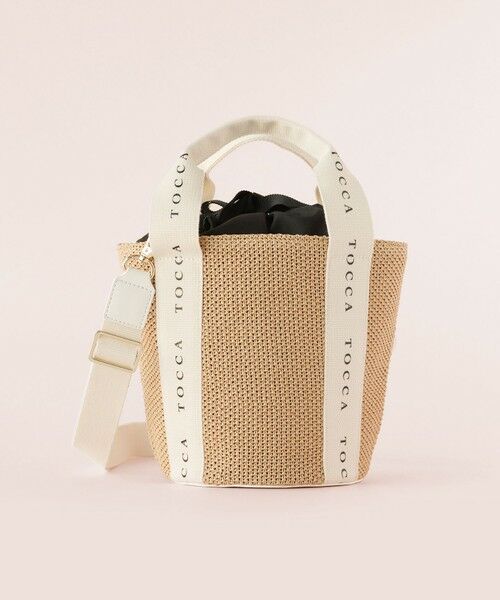 TOCCA/トッカ 【WEB&一部店舗限定】DANCING TOCCA SUMMER TOTE かごバッグ アイボリー系 F TOCCA/トッカ 【WEB&一部店舗限定】DANCING TOCCA SUMMER TOTE かごバッグ アイボリー系 F