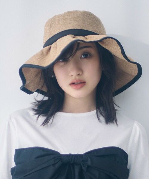 TOCCA/トッカ 【UV99%以上カット・吸水速乾・抗菌防臭・洗える・サイズ調整可】FRILL HAT ハット ベージュ系 F TOCCA/トッカ 【UV99%以上カット・吸水速乾・抗菌防臭・洗える・サイズ調整可】FRILL HAT ハット ベージュ系 F