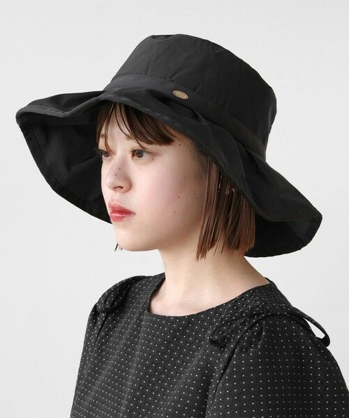 TOCCA/トッカ 【UV99%以上カット・吸水速乾・抗菌防臭・洗える・サイズ調整可・強撥水】FRILL RAIN HAT レインハット ブラック系 F TOCCA/トッカ 【UV99%以上カット・吸水速乾・抗菌防臭・洗える・サイズ調整可・強撥水】FRILL RAIN HAT レインハット ブラック系 F