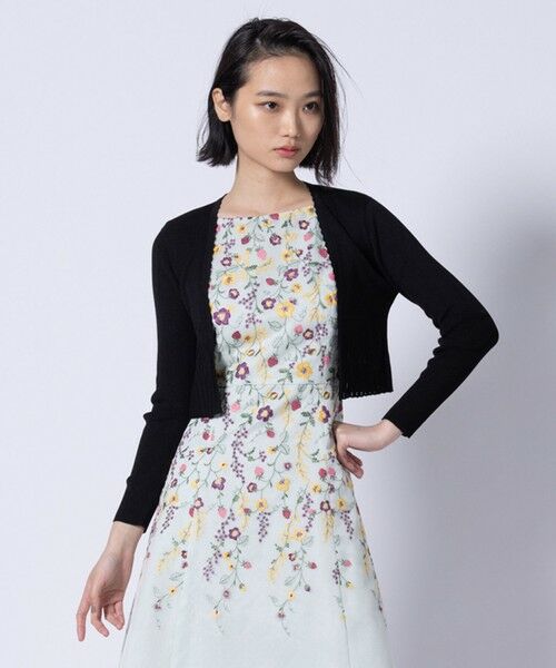 TOCCA/トッカ 【洗える】EYELET AJISAI BOLERO ボレロ ブラック系 M TOCCA/トッカ 【洗える】EYELET AJISAI BOLERO ボレロ ブラック系 M