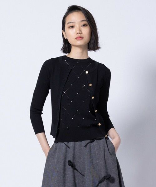 グランドホールセール 洗える】SPRINGTIME KNIT ニットカーディガン （カーディガン トップス