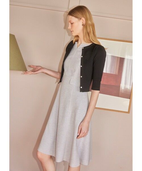 TOCCA/トッカ 【00サイズあり・洗える】SUMMER LUMINOUS ドレス ライトグレー系 0 TOCCA/トッカ 【00サイズあり・洗える】SUMMER LUMINOUS ドレス ライトグレー系 0