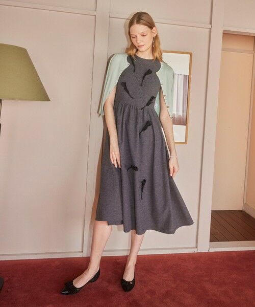 TOCCA/トッカ 【洗える】TULIP FLUFF ドレス グレー系 2 TOCCA/トッカ 【洗える】TULIP FLUFF ドレス グレー系 2