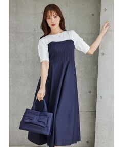 TOCCA / トッカ ミニ丈・ひざ丈ワンピース | 【洗える】BEA TOP KNIT DRESS ニットドレス